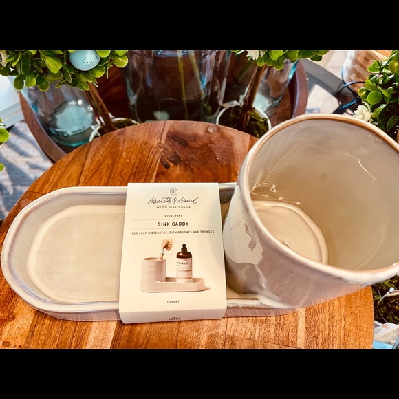 Hearth & Hand Stoneware Kitchen Sink Caddy - Picture 12 of 16